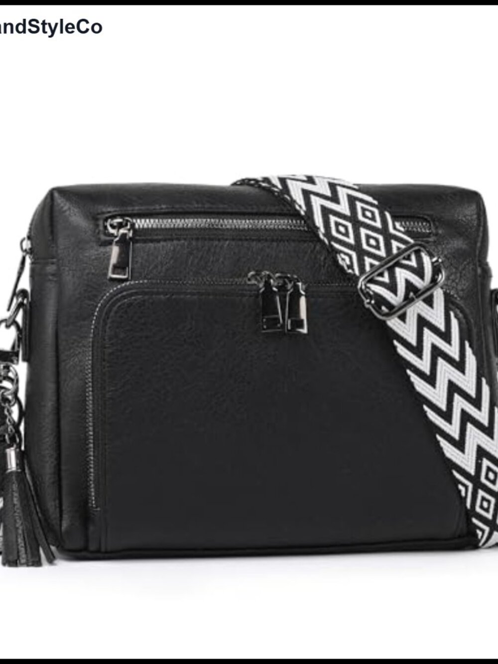 Women's Vegan Leather Crossbody Bag with RFID Wallet Adjustable Strap